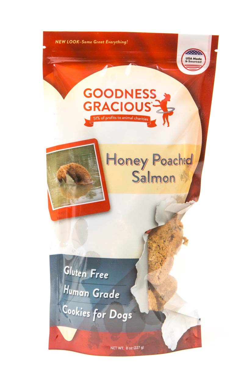 Buy Goodness Gracious Honey Poached Salmon Flavored Gluten Free Cookies