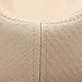 Classic Trilby Short Brim 100% Cotton Twill Fedora Hat with Band(Khaki,LXL)