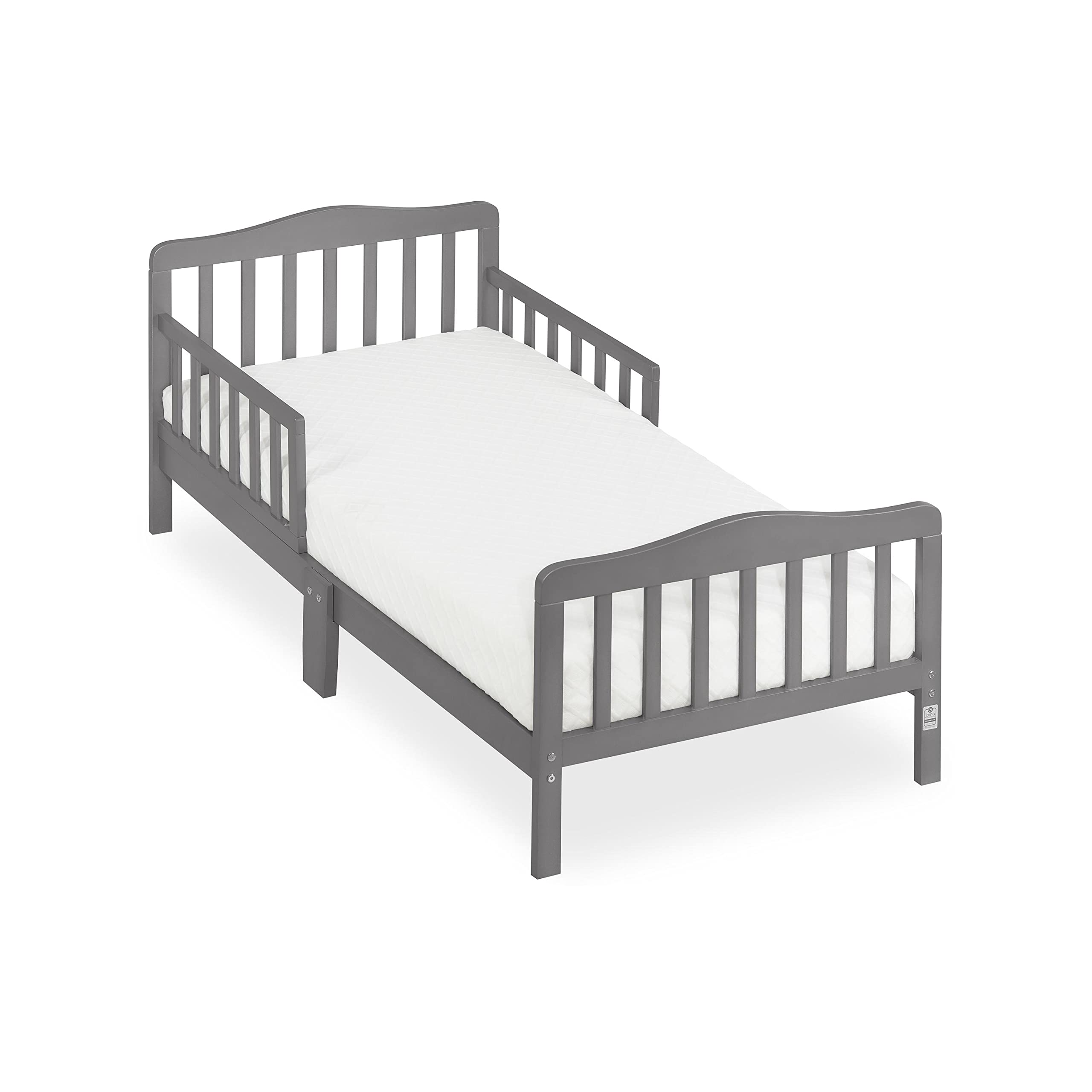 Dream On Me Classic Design Toddler Bed in Steel