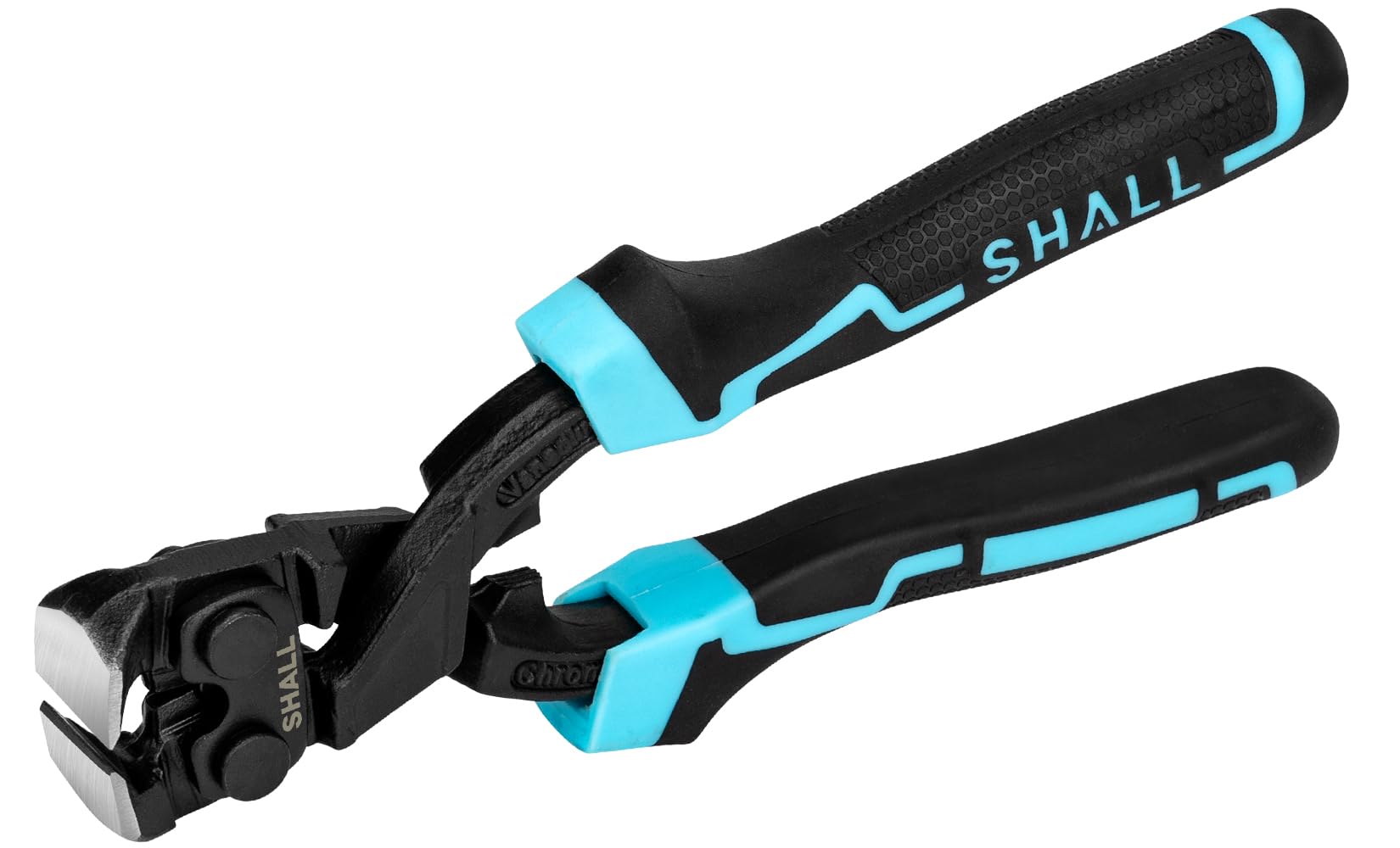 Photo 1 of SHALL 8-Inch Nail Puller, 8" End Cutting Pliers, Two-Color Ergonomic Handle, Grip Area for Pulling Nails & Gripping Wires, More Efficient Leverage
