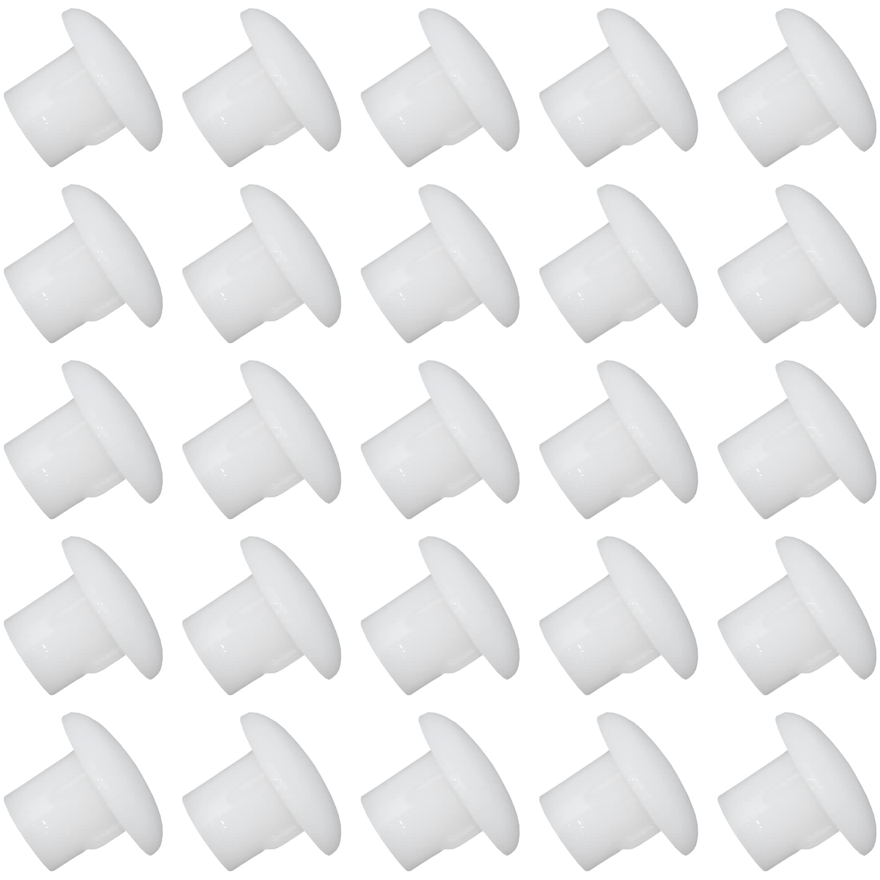 600 PCS Plastic Round Hole Plugs Drilling Cover Plugs,5mm White Covers for Screw