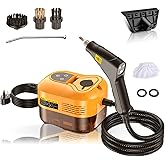 Steam Cleaner,Portable Handheld Steam Cleaner with 2500w High Pressure, 4 Brush Heads Hand Steamers for Cleaning Home, Car, Kitchen, Grout, Tile