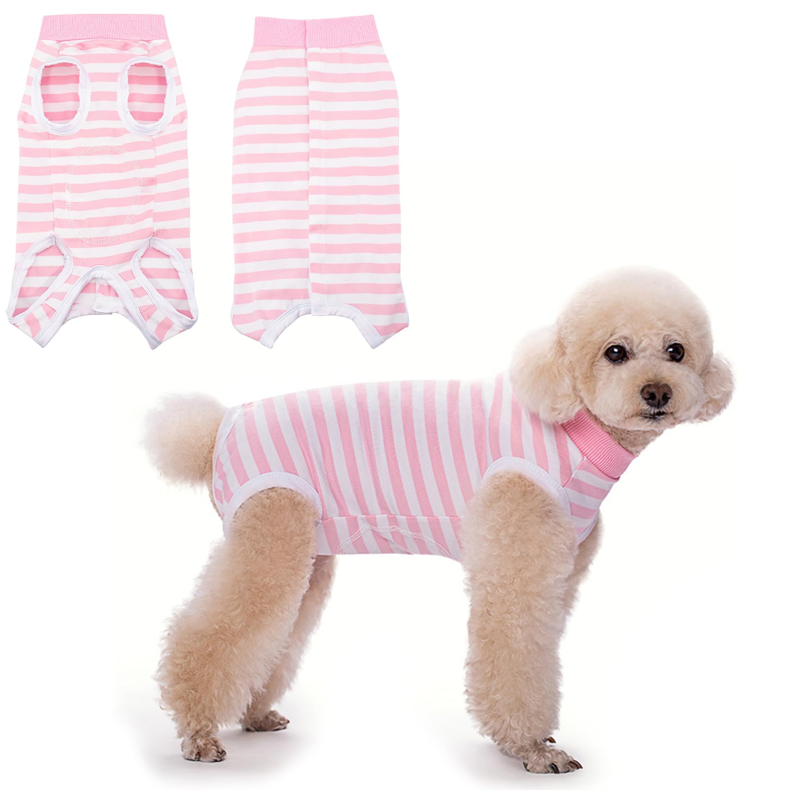 Photo 1 of Coppthinktu Recovery Suit for Dogs After Surgery, Dog Onesie Surgery Recovery Suit for Female Spay, Soft Surgical Pajamas Bodysuits for Puppy to Prevent Licking Dog Cone Alternative