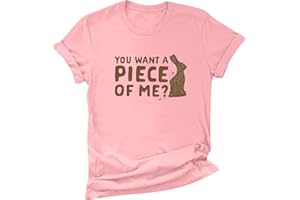 TYUHAW T-Shirt for Women Crewneck Easter PrintingDailyLoose Blouses Tops Tee Shirt Women