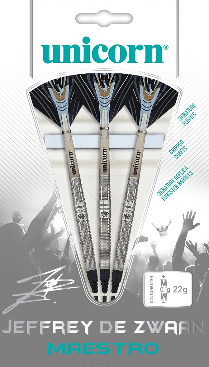 Unicorn Maestro 80% Tungsten - Jeffrey De Zwaan Soft Tip Professional Darts