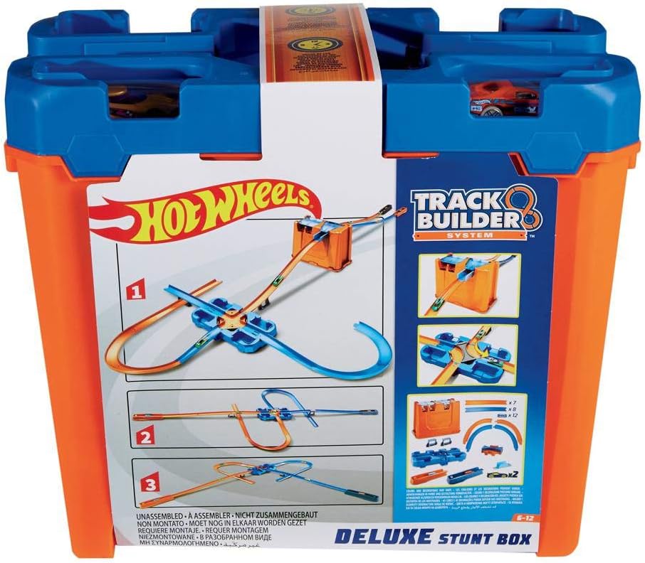 MATTEL Hw Tb Set Of the Acrobatics Deluxe Tracks Cars And Lanciatori, Multicolor, Mittelgroß bis Groß