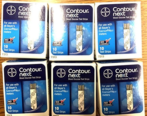 Bayer Contour Next Blood Glucose Test Strips, 120 Strips