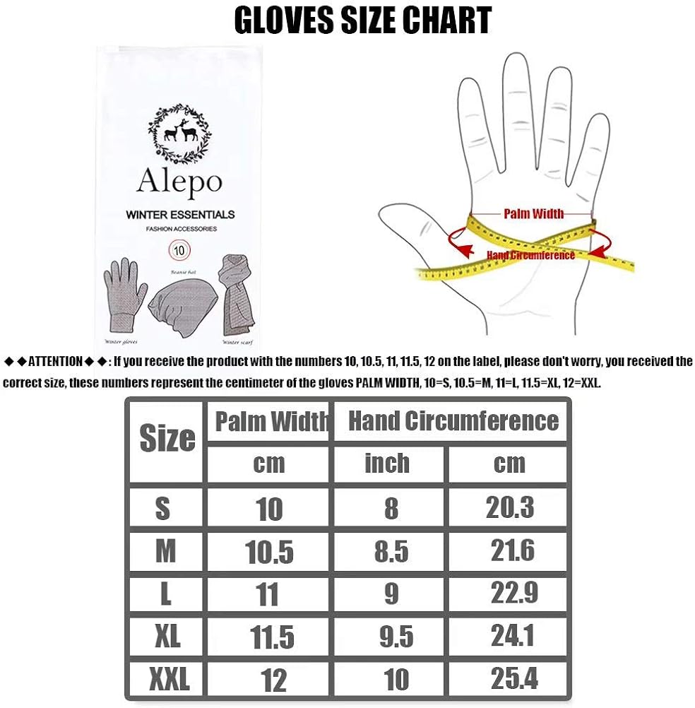 Winter PU Leather Gloves For Men, Warm Thermal Touchscreen Texting Typing Dress Driving Motorcycle Gloves With Wool Lining at  Men’s Clothing store
