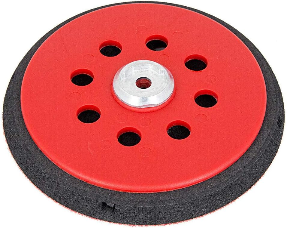 Backing Pad Medium Compatible with Festool RO150 EQ - ETS - LEX - WTS - for Sanding Discs Ø 6" 150mm - Backup Pad with 17 Holes for dust Extraction - Soft Medium or Hard Available - DFS
