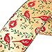 Juvale Pack of 6 Assorted Christmas Ribbons - Wired Satin Ribbons for Craft Projects, DIY, Decoration, Gift Wrap, 2.5 Inches x 5 Yards, Assorted Colors