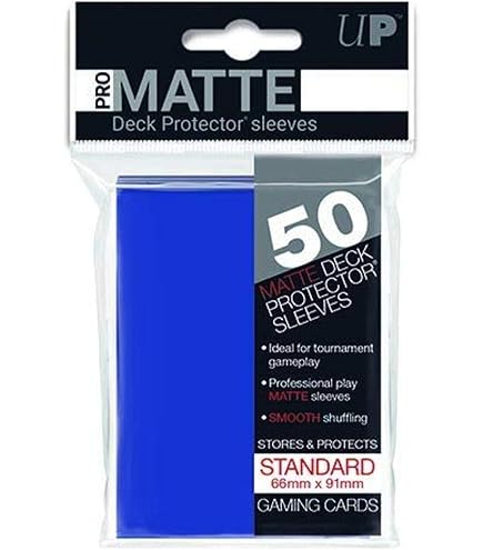 Ultra Pro Sleeves Pro-Matte Card Game (Blue) : Toys & Games