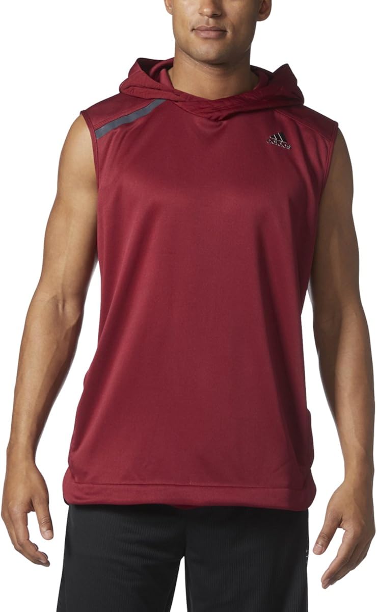 Amazon.com : adidas Men's Basketball Sleeveless Shooter Hoody : Clothing