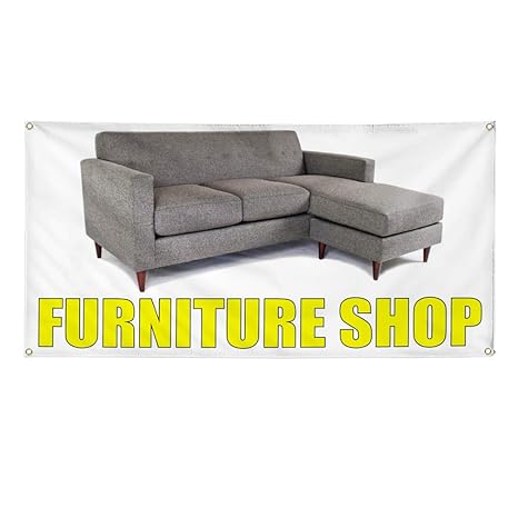 Amazon Com Vinyl Banner Sign Furniture Shop Retail Furniture