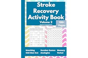 Stroke Recovery Activity Book - Puzzles for Stroke Patients - Traumatic Brain Injury Workbook to Improve Memory, Cognitive and Verbal Functions (Stroke Recovery Activity Books)