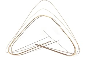 YUYTE 4pcs 0.5mm 0.7mm 1.0mm 1.5mm Gold Silver Copper Welding Rods, Low Temperature Metal Soldering Brazing Rods for Jewelry Making Kit Welding Materials