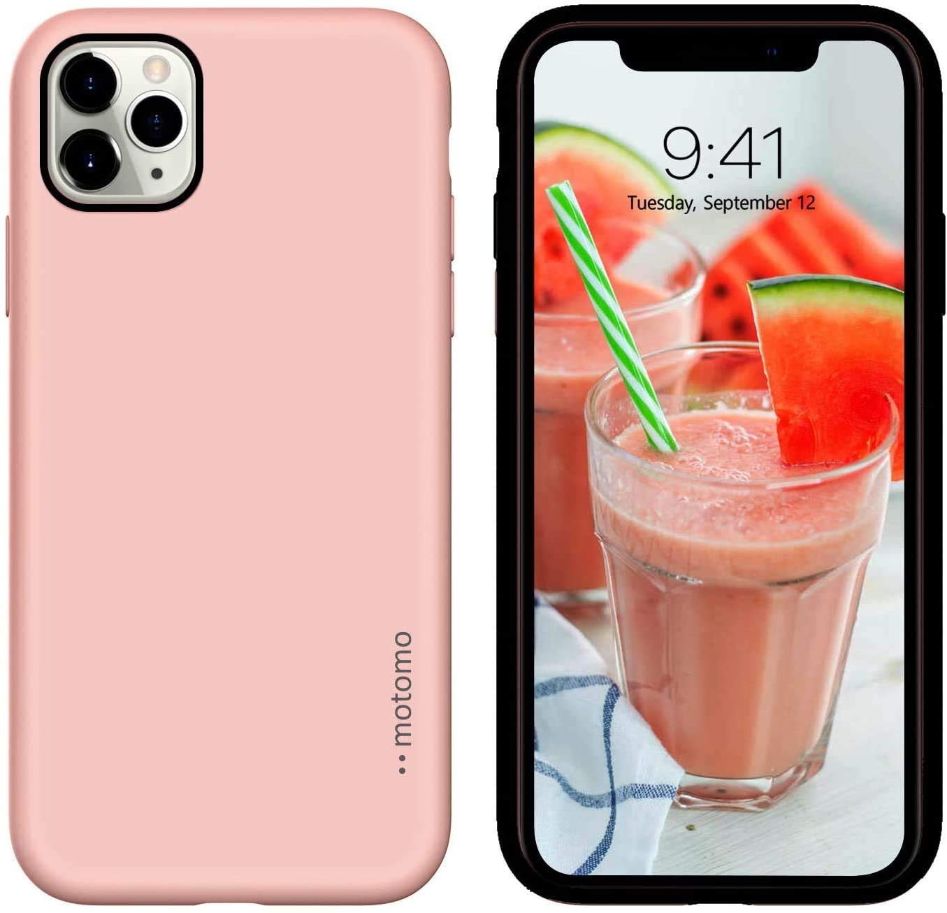 Exeton Case for iPhone 11 Liquid Silicone Shockproof Gel Rubber Cover Drop Protective Phone Case for iPhone (iPhone 11, Pink)