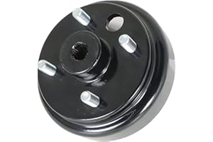 waltyotur Rear Wheel Brake Drum 19186-G1 Replacement for EZGO Golf Cart Electric 82-Up and Gas 82-93