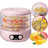 BelleLife フードドライヤー 食品乾燥機 野菜乾燥機 電気食品脱水機 5層大容量 35℃から70℃までの温度設定 ヘルシー ドライフードメーカー 家庭用 日本語説明書付き&一年間保証