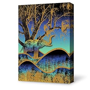 Canvas Wall Art for Living Room,Bedroom Home Artwork Paintings Quiet Forest Ready to Hang - 12x18 inches
