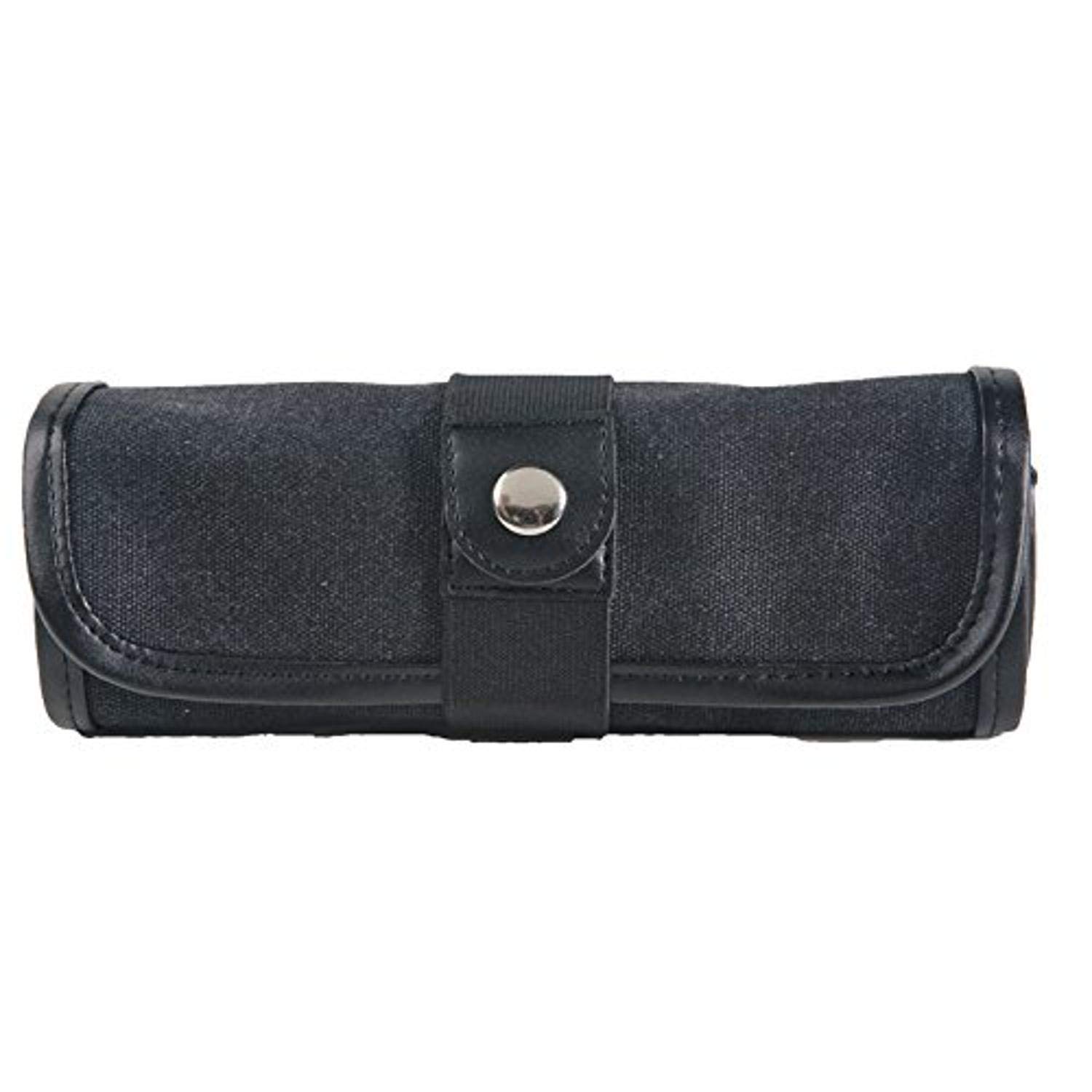 Speedball Canvas Pencil And Accessory Roll Up Case, 36 Pencil Capacity, Black, Organiser Pen, Marker, Pencil Case, For Home, School, Art Studio, Travel Art, Stationery Set Essential, Boys, Girls