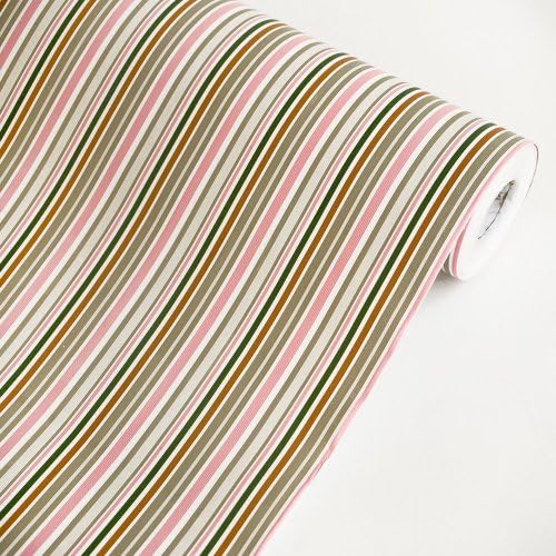 Colorful Stripes - Vinyl Self-Adhesive Wallpaper Prepasted Wall stickers Wall Decor (Swatch)
