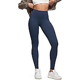 ODODOS No Front Seam Yoga Leggings for Women - 25" / 28" High Waist Buttery Soft Lounge Yoga Pants
