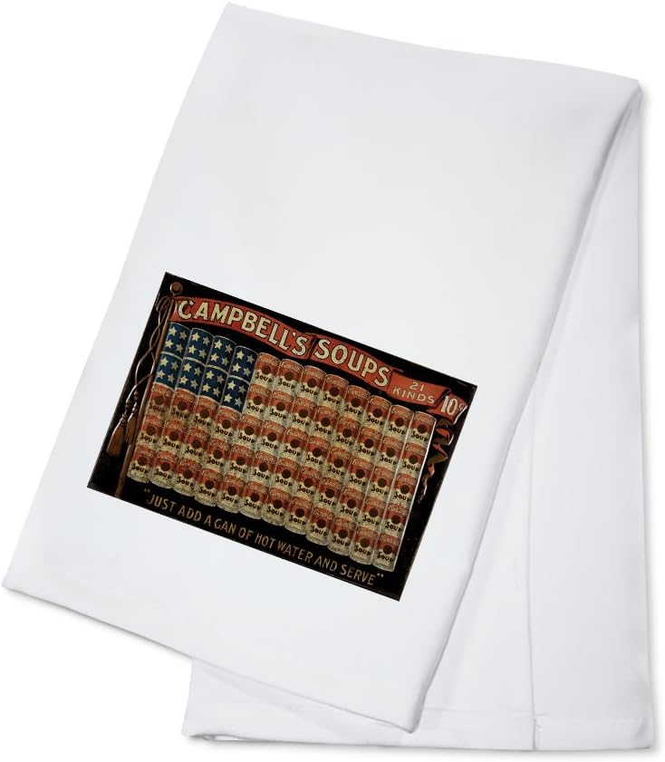 Campbell's Soups - (c. 1905) - Vintage Advertisement (100% Cotton Kitchen Towel)