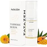 Fatazen Turmeric Face Serum for Dark Spot & Acnes, Anti Aging Turmeric Serum | Natural Sensitive Skin Calming Facial Serum, Soothes Redness & Strengthens Skin Barrier with Centella, Aloe + Chamomile