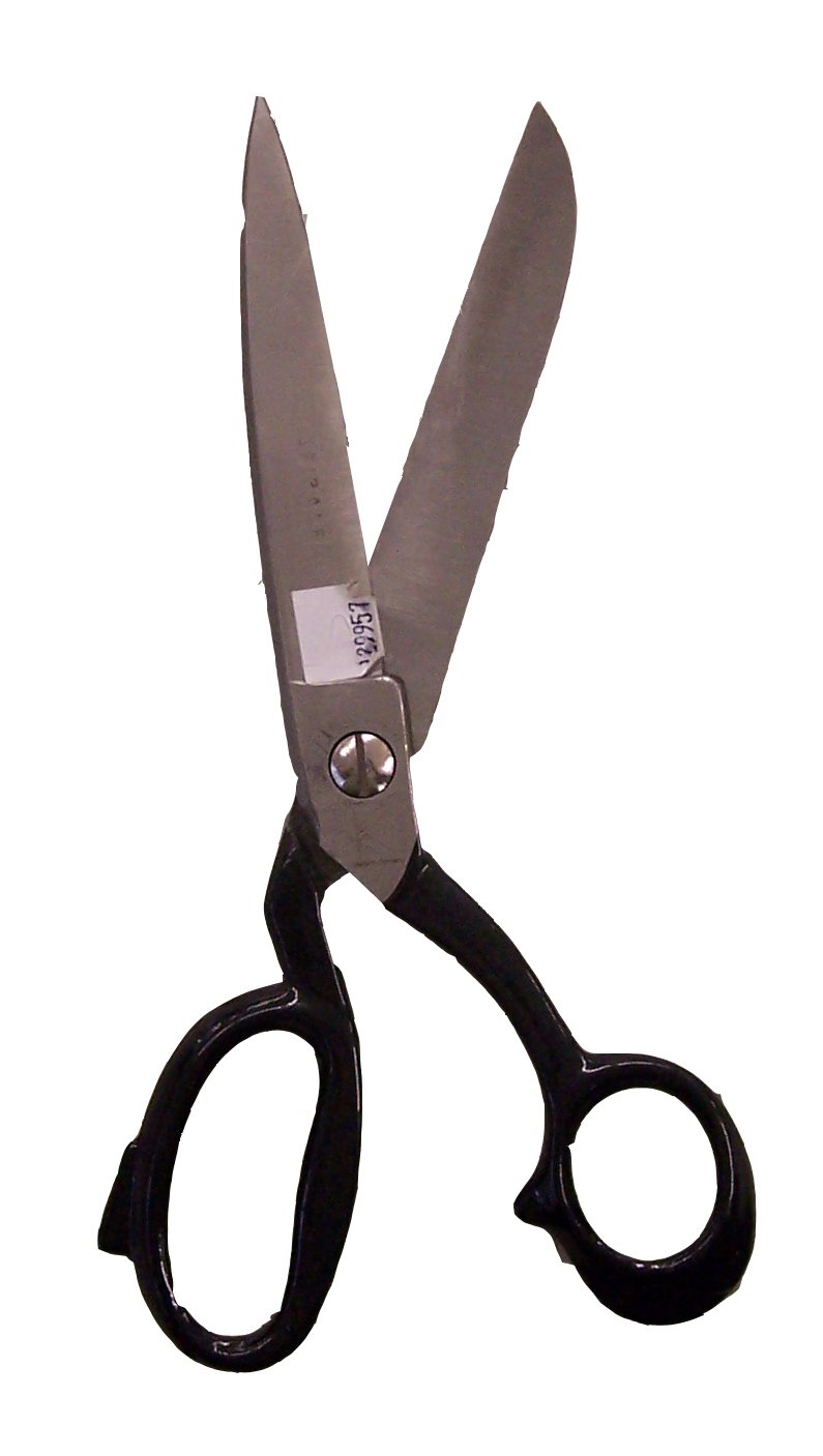 Shears, Scissors, Bent, 10" Gold Seal, Industrial Grade Hand Shears