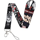 Japanese Horror Tomie Junji Ito 17.7'' Neck Lanyard Keychain Holder ID Badge Mobile Phone Pin Strap by Pinstant, Black