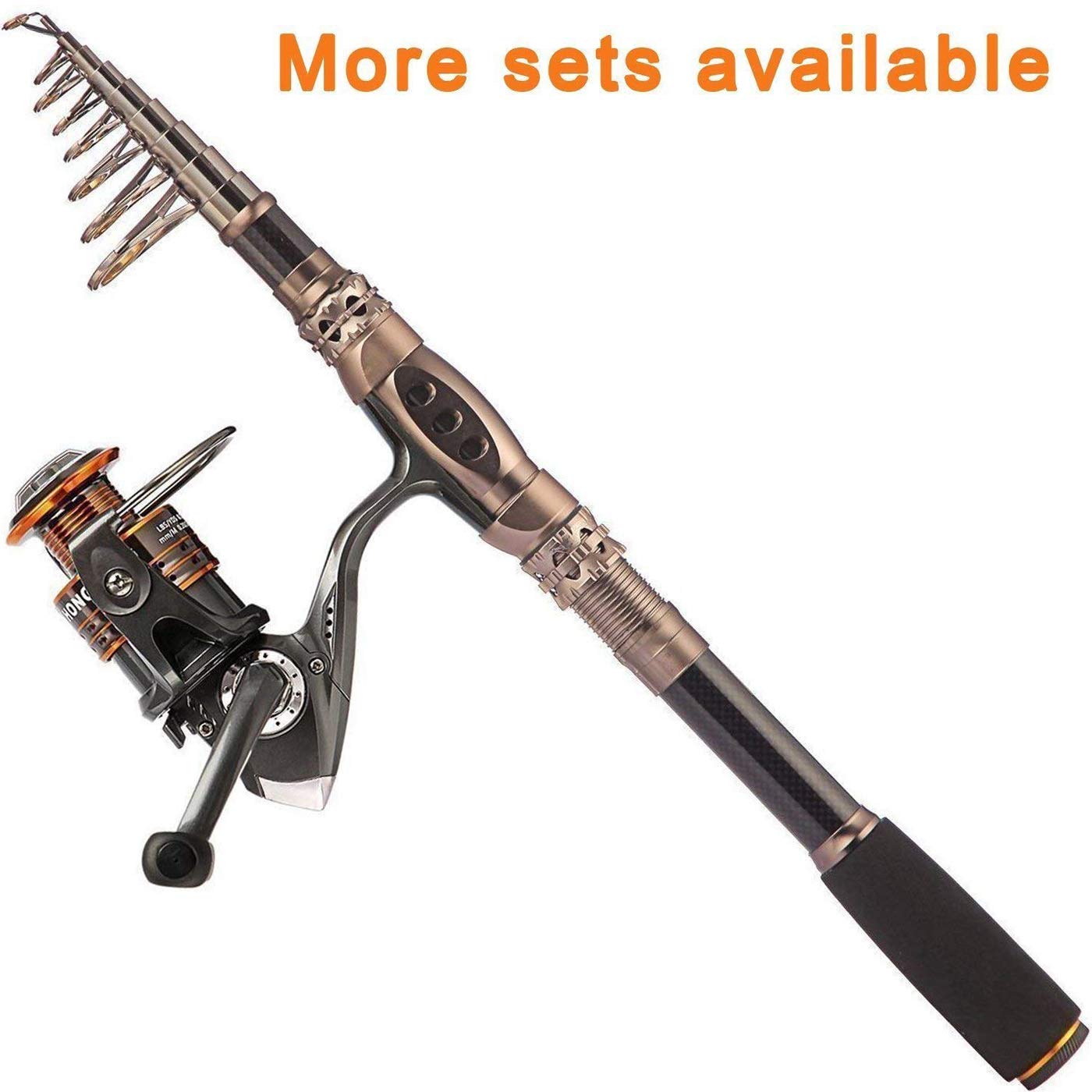 PLUSINNO Fishing Rod and Reel Combos Carbon Fiber