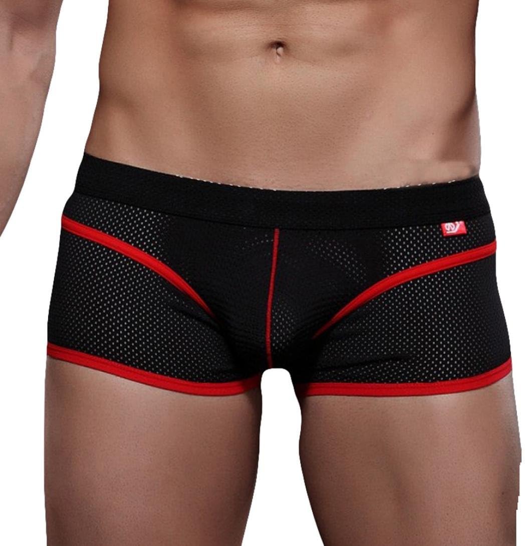 Kinrui Men's Sexy Stripe Underwear Knickers Shorts Underpants Soft Briefs