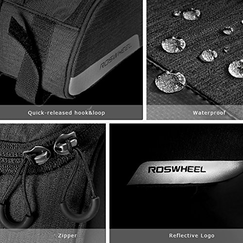 COTEetCI Mountain Road Bike Saddle Bicycle Cycling Rear Seat Rack Trunk Bag Pack Pannier Carrier Shoulder Bag