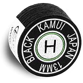 KAMUI Black Laminated Pool Billiard CUE TIP - 1 pc (Hard, 13 mm)