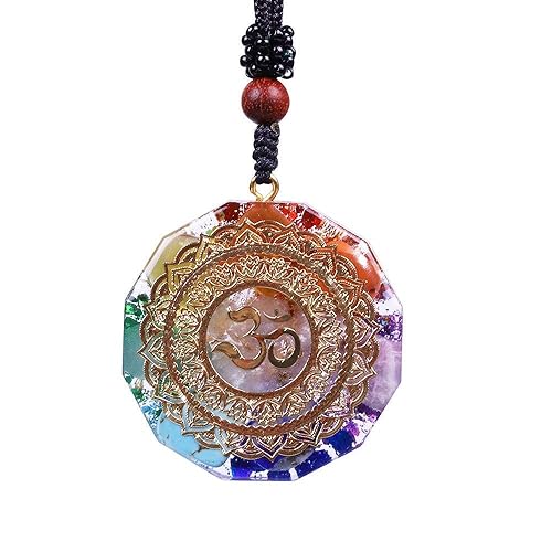 Orgonite Pendant Om Symbol Necklace 