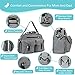 JOIE BEAN Tote Diaper Bag for Mom, Dad | Large Messenger Baby Bag with Shoulder Strap, Changing Mat, Insulated Pockets, Stroller Straps | Multi-Function Organizer Maternity Bag for Travel (Light Grey)