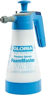 GLORIA FoamMaster FM 10 | Schaumsprüher | 1 L Füllinhalt | Austauschbare Schaumpatronen | Drucksprüher zur Autoreinigung