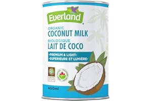 Everland Premium Organic Coconut Milk, 400g (Pack of 1)