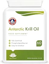 Hellenia 100% Antarctic Krill Oil 500mg 60 Softgels DHA EPA Astaxanthin view 2
