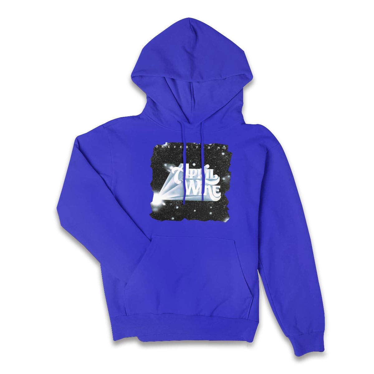 Erman Color Name Casual April Wine Logo Pullover Hooded Shirts With Pocket S