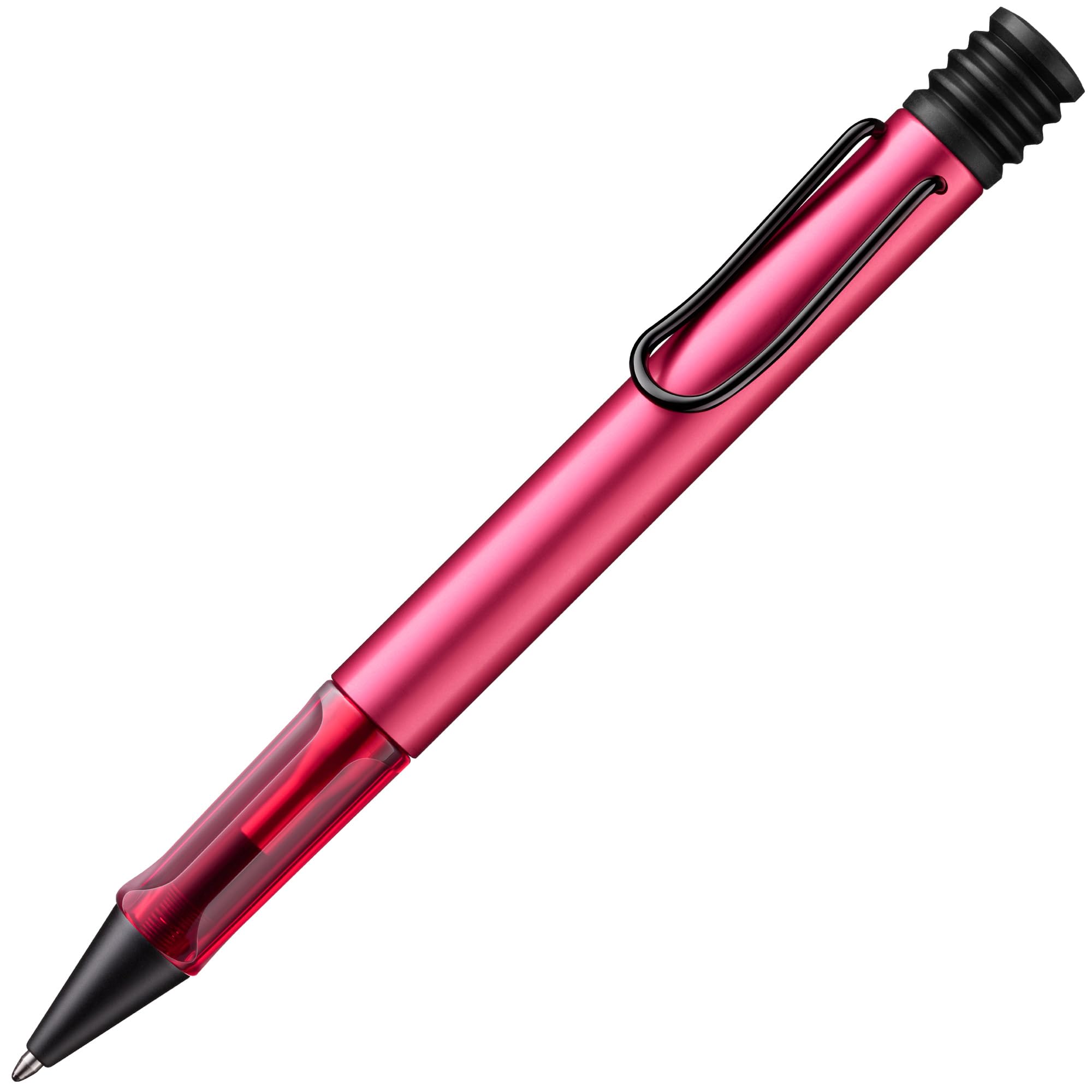 Lamy AL-star Fiery Ballpoint Pen - Lightweight Ballpoint Pen with Transparent, Ergonomic Handle and Aluminium Casing - Includes Large Refill M 16 in Black