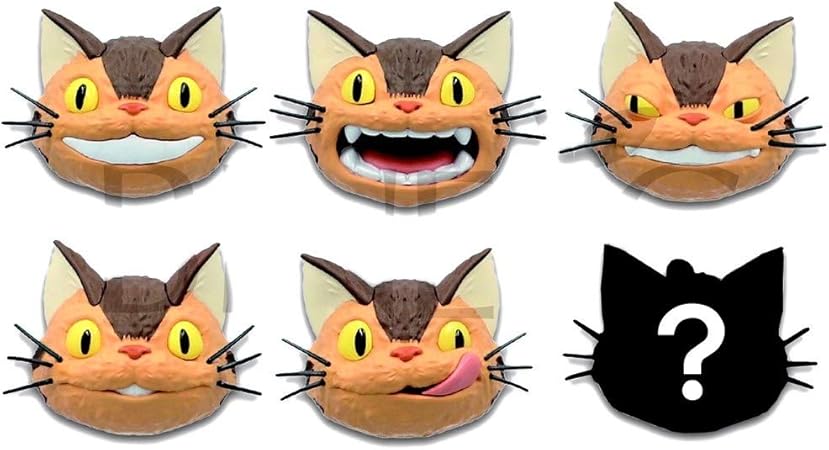 Amazon となりのトトロ ネコバスのフェイスマグネット ６個入り おもちゃ雑貨 おもちゃ