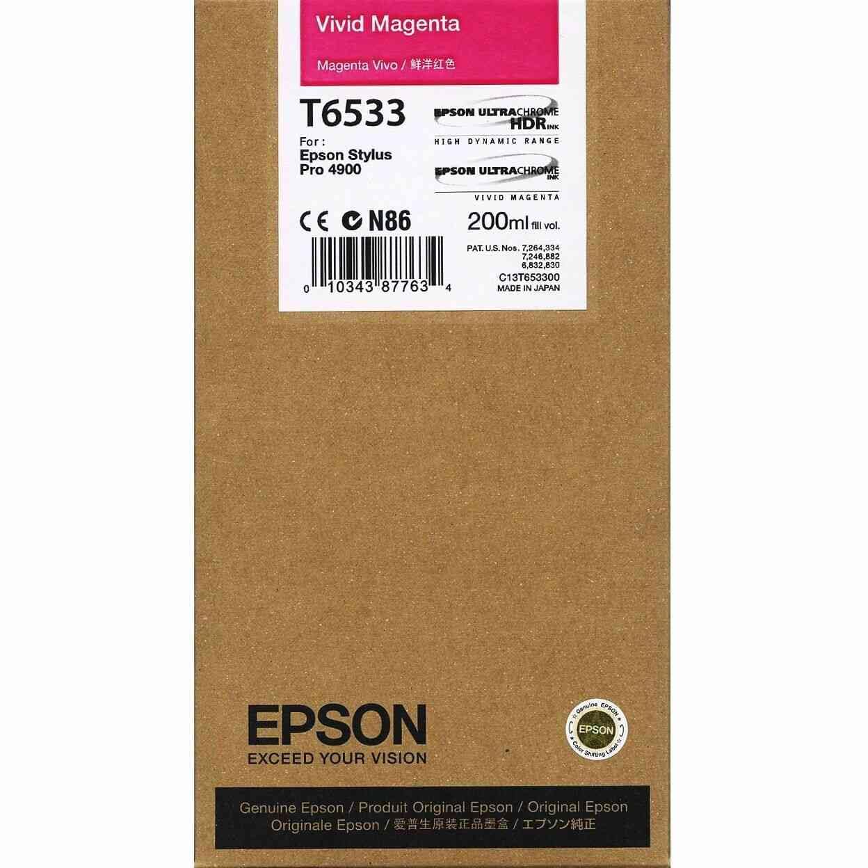 Epson 4900 200ml Cartridge - Vivid Magenta
