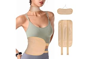 RtLvio 2Pcs Castor Oil Pack Wrap Reusable Castor Oil Packs for Liver Detox Waist and Neck Wrap for Thyroid, Constipation Inflammation (Oil Not Included) Khaki For Unisex Adult