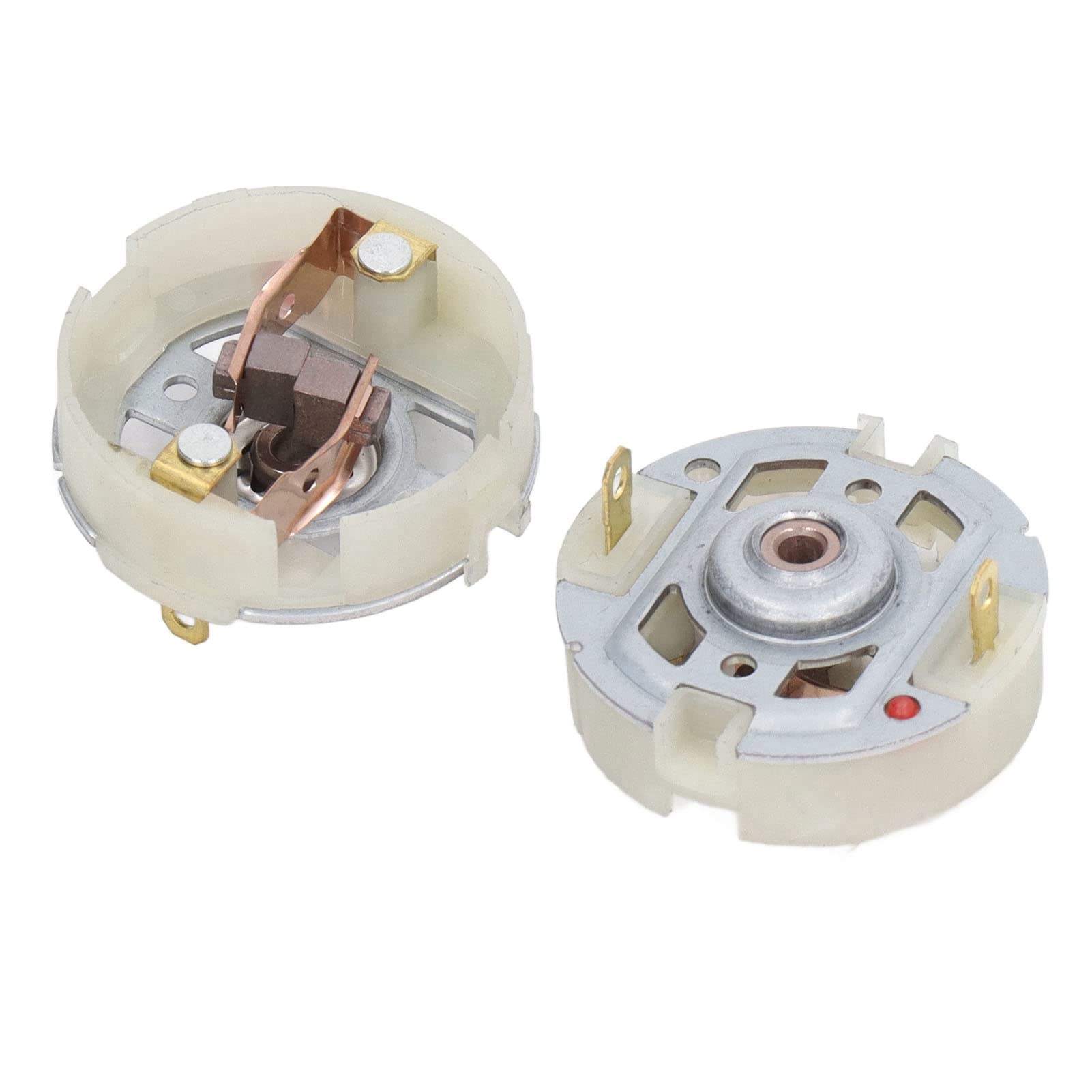 RS550 Carbon Motor Brush,2Pcs RS550 DC Motor Carbon Brush Holder,Aluminium Alloy Carbon Brush Holder with Holder Accessory for Drill Driver Electric Screwdriver Electric Drill