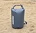 MARCHWAY Floating Waterproof Dry Bag Backpack 5L/10L/20L/30L/40L, Roll Top Sack Keeps Gear Dry for Kayaking, Rafting, Boating, Swimming, Camping, Hiking, Beach, Fishing (Grey, 30L)