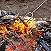 MdSiY Marshmallow Roasting Sticks & Hot Dog Smores Forks for BBQ, Fire Pit, Bonfire. Set of 5 Multi Color Safe for Kids Extendable Skewers 34