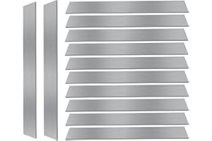 DKORYI 12Pcs 80CRV2 Carbon Steel Bar Cold Rolled for Knife Making, Steel Flat Stock Knife Making Steel 12"x1.5"x 1/8"