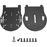 Prisual Professional Ceiling Mount for PTZ Cameras - Universal Fixed Ceiling Bracket with Secure Locking, Compatible with 95% PTZ Camera, Low-Profile Design for Conference Room/Church/Studio (Black)