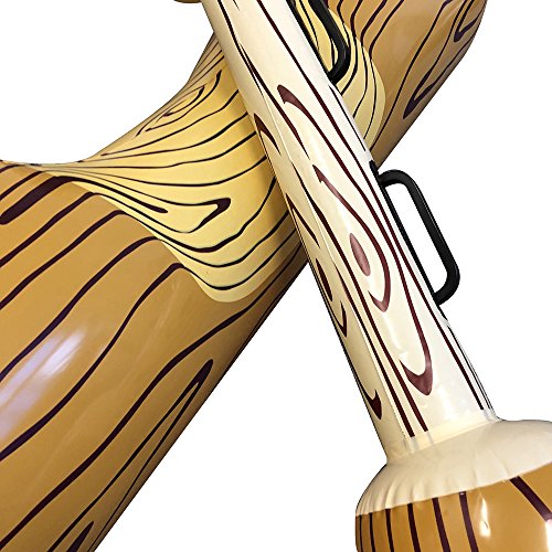 Children Adult Inflatable Water Joust Tree Log Pool Float Game Set 2pcs